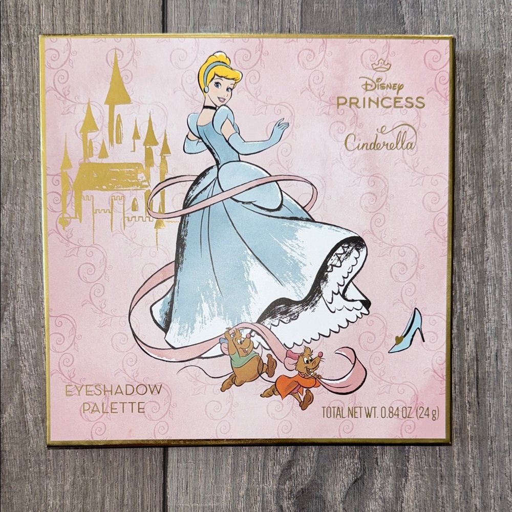 Disney Cinderella Pink and Gold Eyeshadow Palette